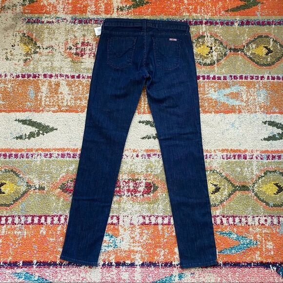 Hudson Dark Wash Mid Rise Skinny Jeans - Picture 5 of 12